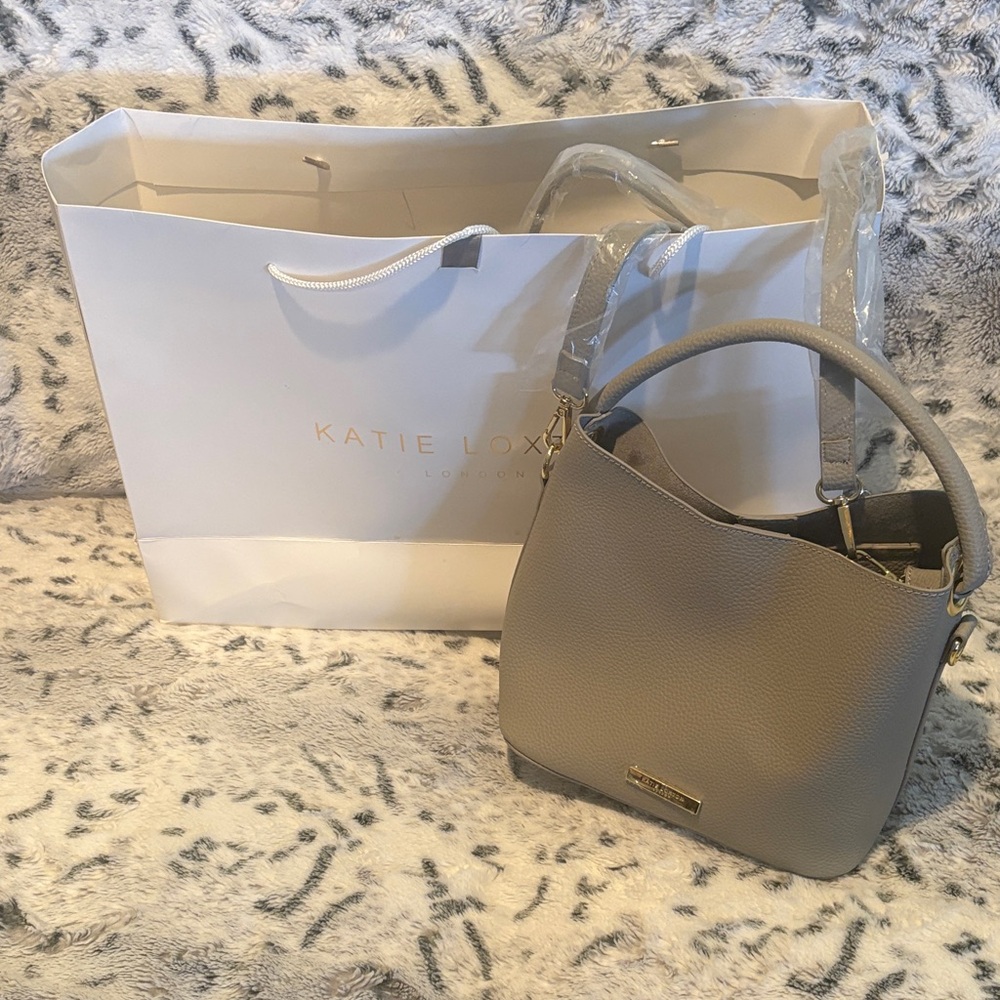 Katie Loxton Taupe Shoulder Bag - Elegant Everyday Carry
